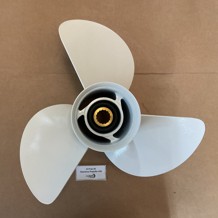 Clearance Propeller #26 - Yamaha Boat Propeller Alloy 3 x 13 1/2 x 15K - 6E5-45958-00-00