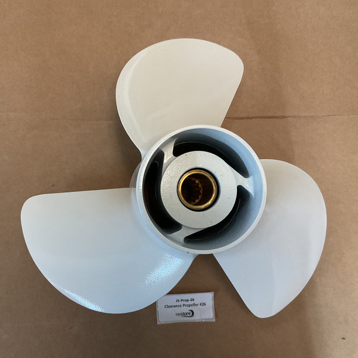 Clearance Propeller #26 - Yamaha Boat Propeller Alloy 3 x 13 1/2 x 15K - 6E5-45958-00-00