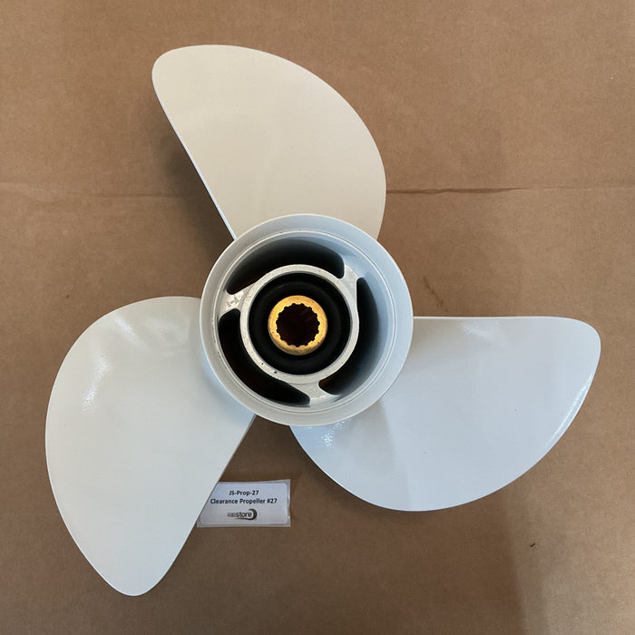 Clearance Propeller #27 - Yamaha Boat Propeller Alloy 3 x 13 5/8 x 14K - 6ES-45958-00-00