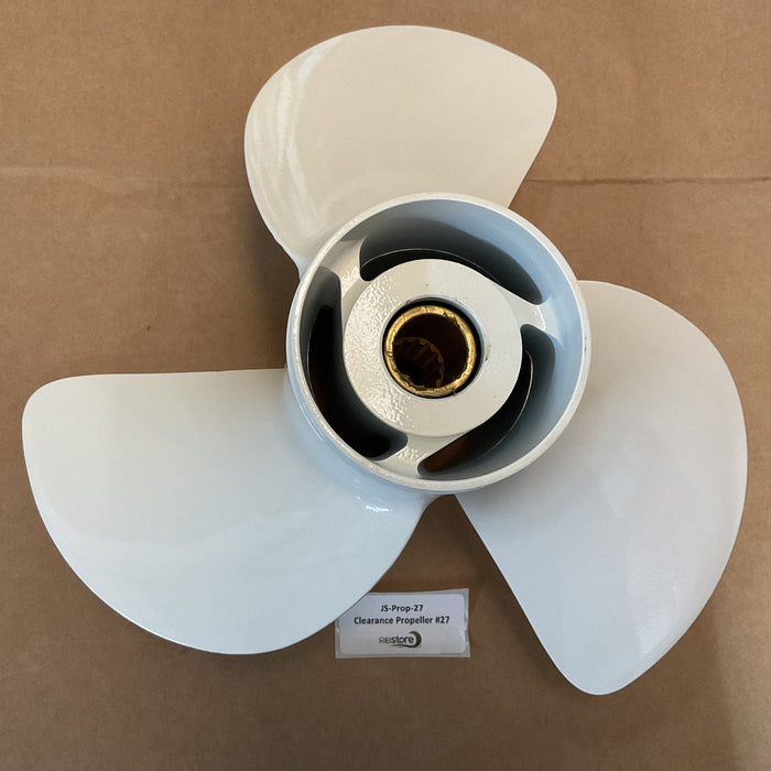 Clearance Propeller #27 - Yamaha Boat Propeller Alloy 3 x 13 5/8 x 14K - 6ES-45958-00-00