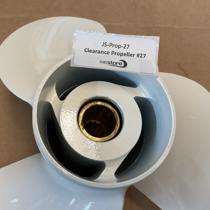 Clearance Propeller #27 - Yamaha Boat Propeller Alloy 3 x 13 5/8 x 14K - 6ES-45958-00-00