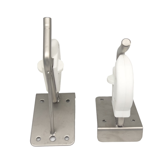 Spring Transom Connector Brackets / Spring Loaded Base for Transom Mount Snap Davits — RIBstore
