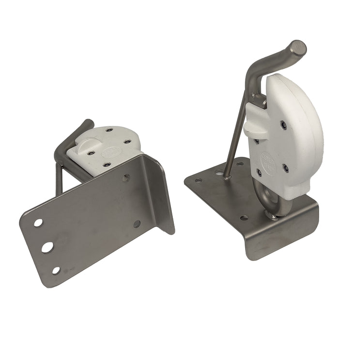 Spring Transom Connector Brackets / Spring Loaded Base for Transom Mount Snap Davits — RIBstore