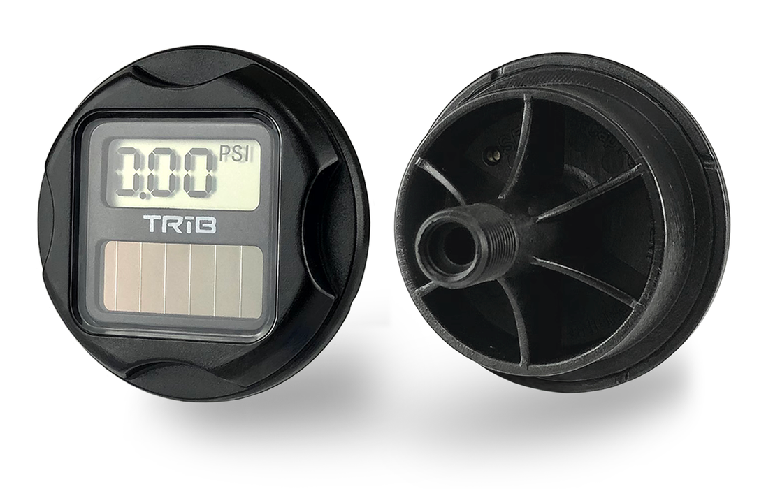 TRiB airCap PG - Replacement Pressure Gauge for Barrel and Hand Inflation Pumps
