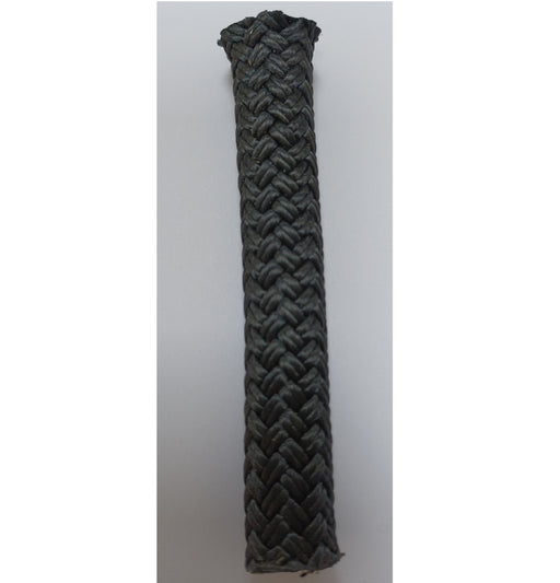 12mm Braid on Braid Prestretched Polyester Rope - Black