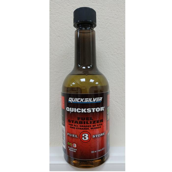 Quicksilver Quickstor Fuel Stabiliser - Fuel Store - 355ml