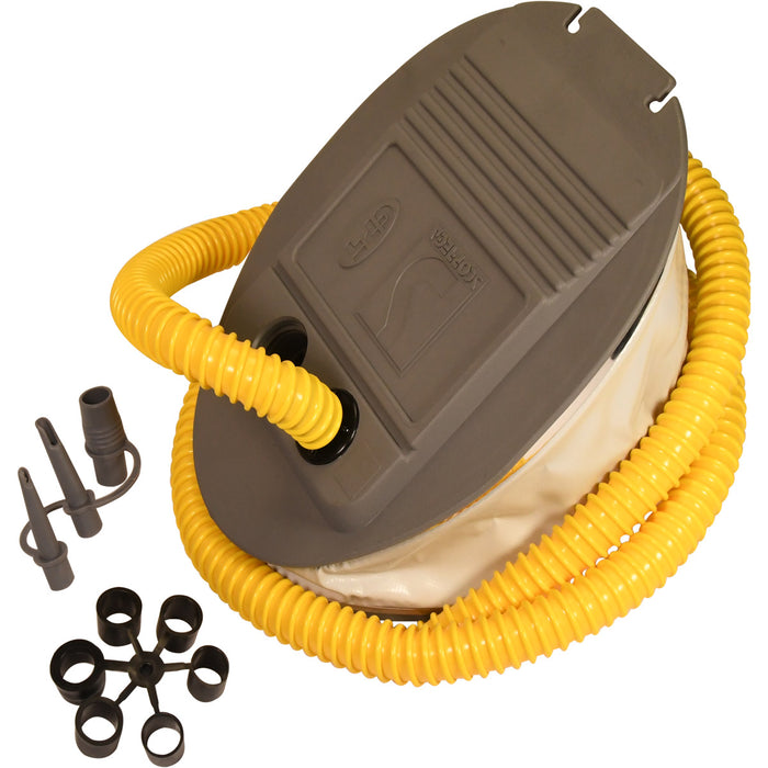 Bravo Inflatable Bravo GP5 Foot Pump 5.0 litre & 5.8 psi for inflatable boats & kayaks ...